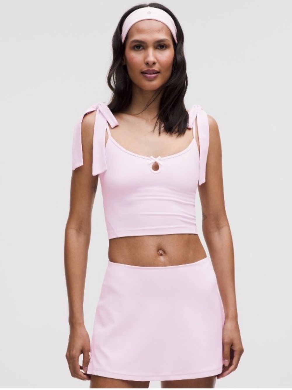 Lululemon nulu bow detail tank top * ballet core set